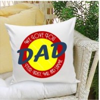 JDS Personalized Gifts Personalized Gift Parent Cotton Throw Pillow JMSI1996